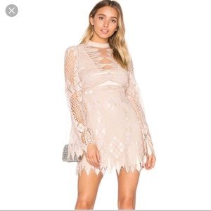 NWT Free People Lace Mini Dress Size 0.
